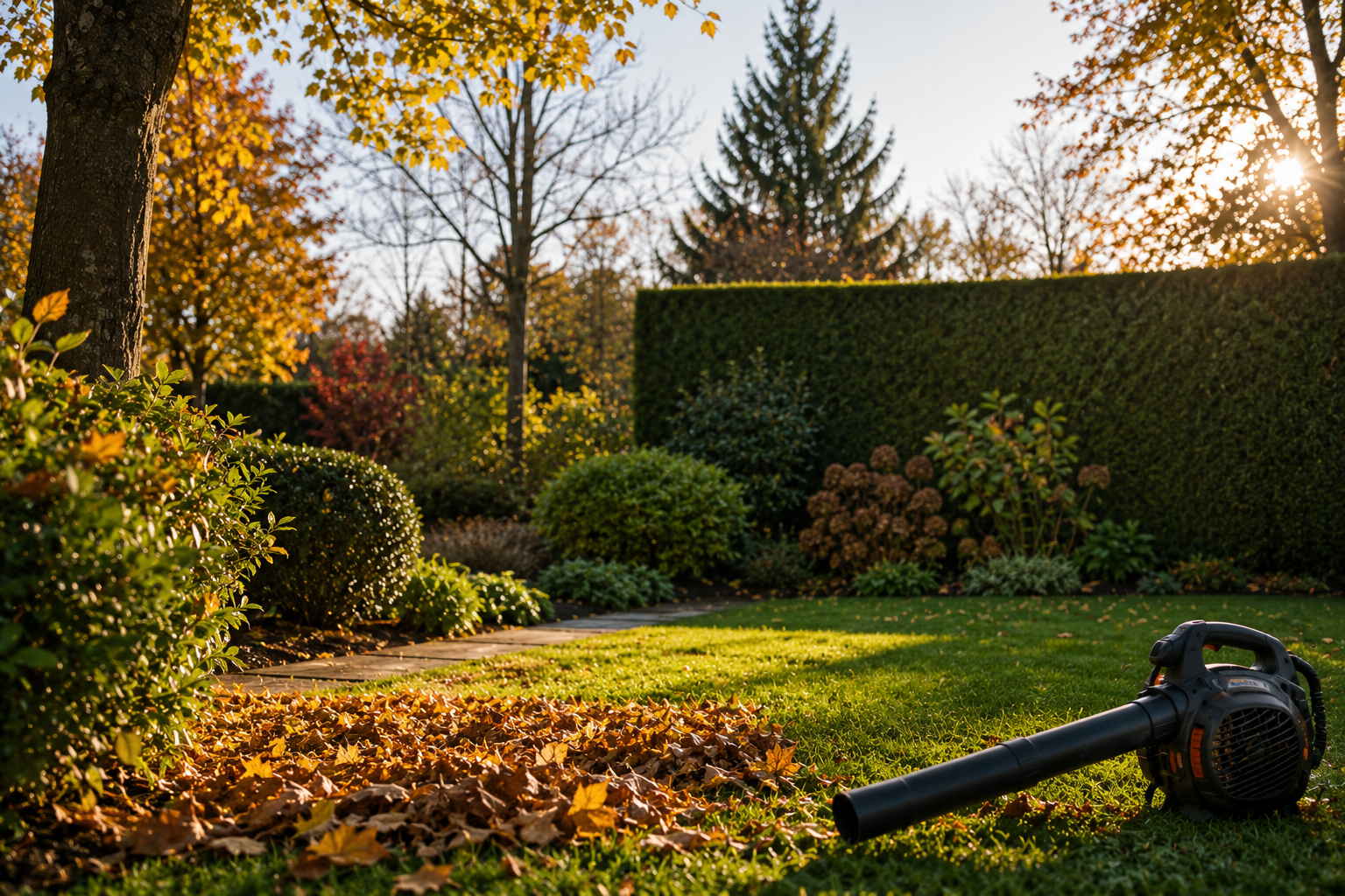 Préparation d'un jardin avant l'hiver par Allo Tonte